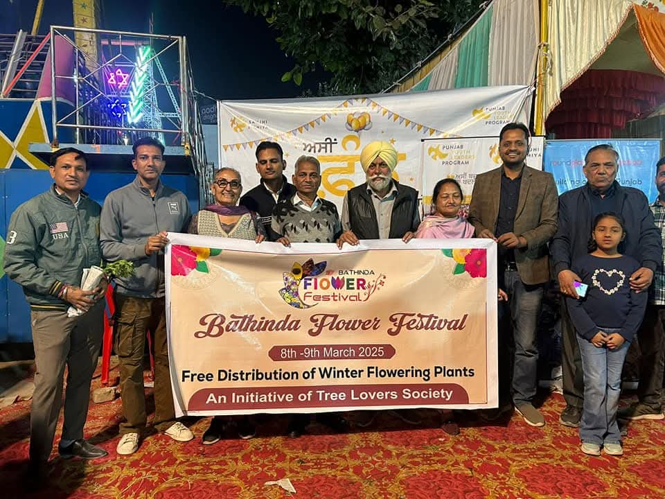 Bathinda Distributes 20 Lakh+ Winter Flowering Saplings to Promote Greenery